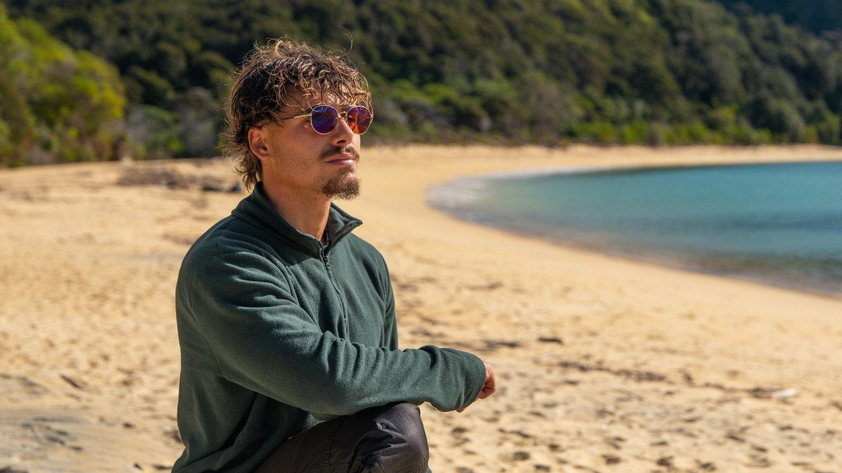 un homme portant des lunettes de soleil Horus X